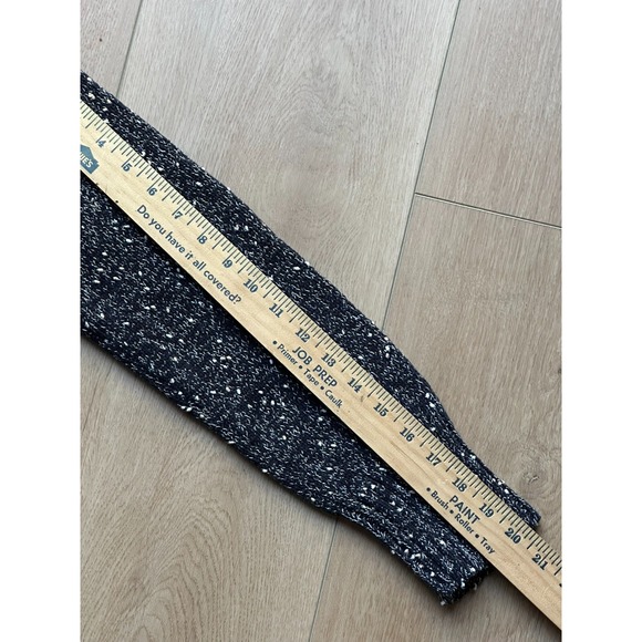 Vtg Liz Claiborne Black White Marled Knit‎ Full Zip Sweater Mock Women Medium - Picture 6 of 10